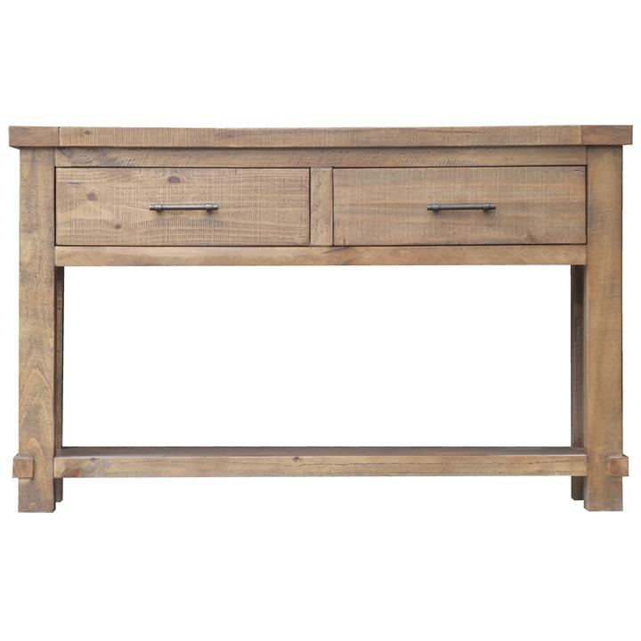 Bredwell New Zealand Pine Timber Hall Table, 125cm by Rivendell