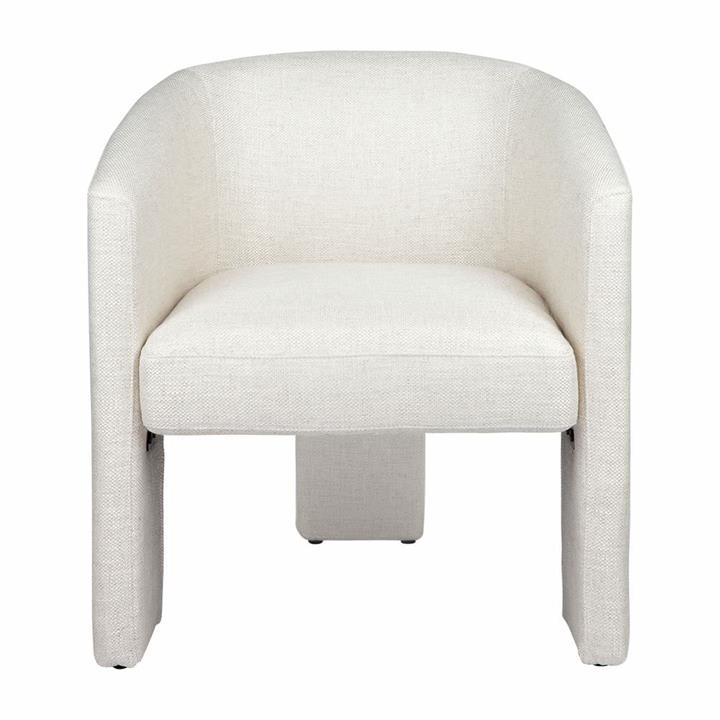 Kylie Fabric Dining Tub Chair, Beige by Cozy Lighting & Living Style