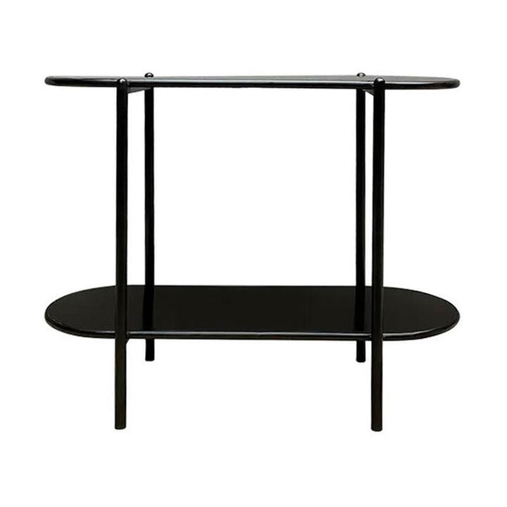 Mathias Iron Oval Console Table, 100cm by French Country Collection