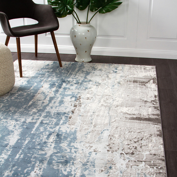 CARL Floor Rug Blue by Freedom by Freedom Style Sourcebook
