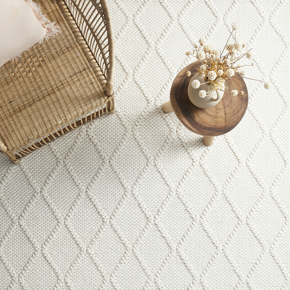 QUINBY Floor Rug White by Freedom by Freedom Style Sourcebook