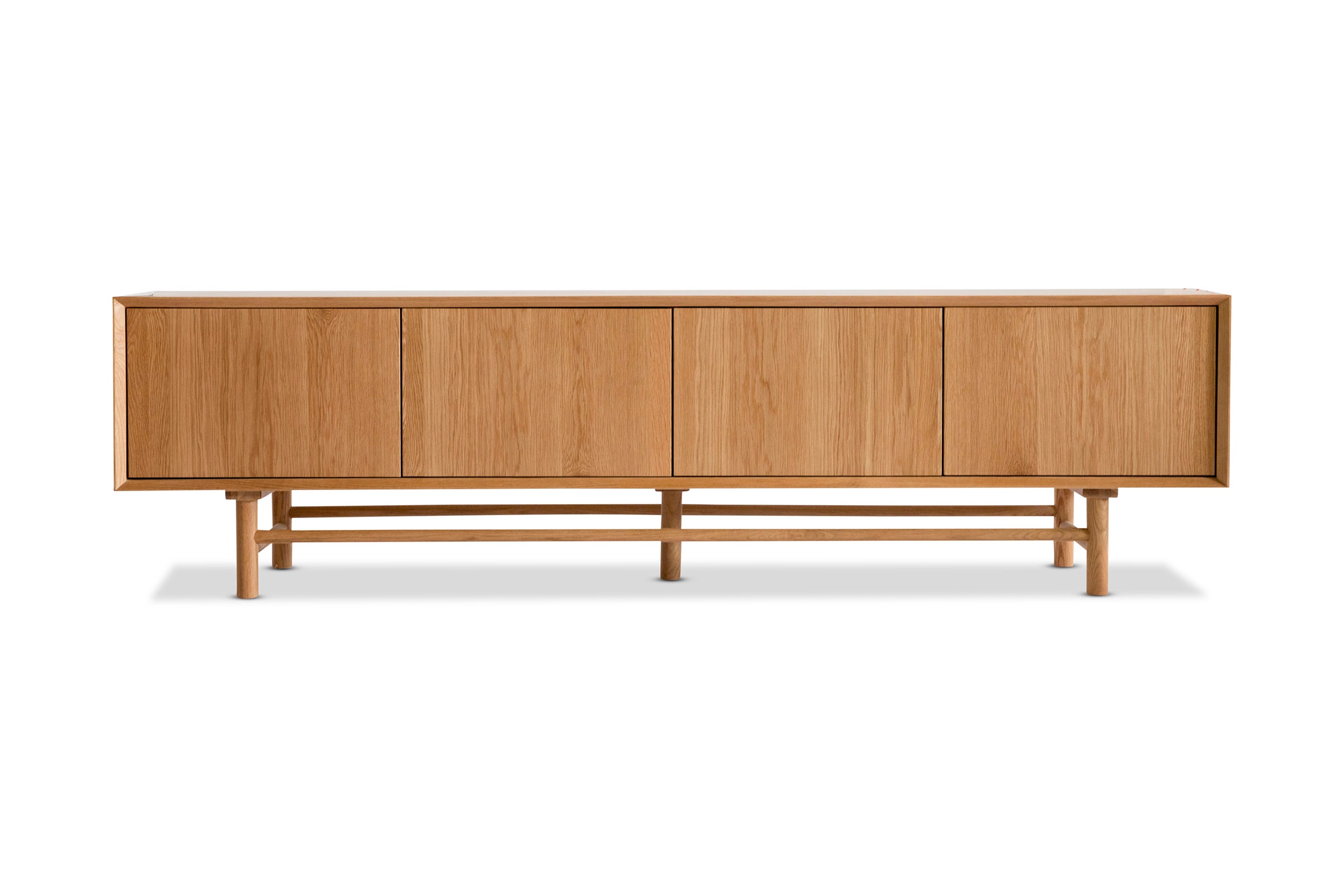 Ollie 200cm TV Unit, Oak Wood, by Lounge Lovers by Lounge Lovers