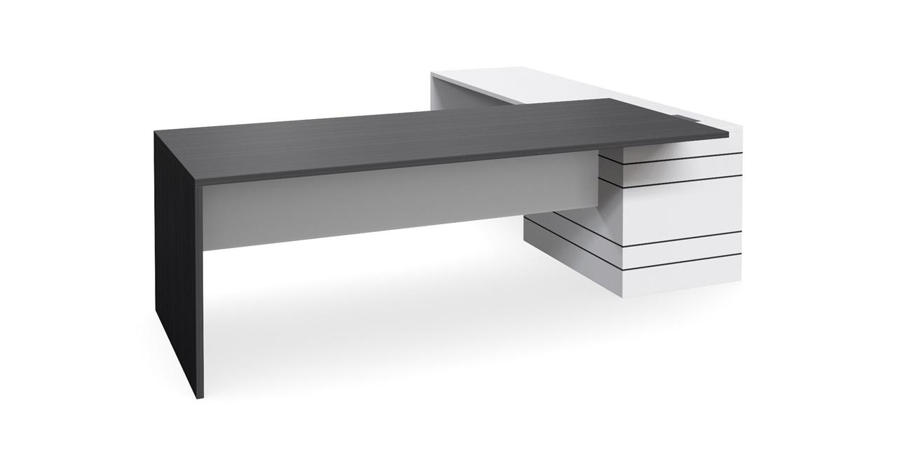 Custom Envoy 2.4m Executive Office Desk Left Return by Interior