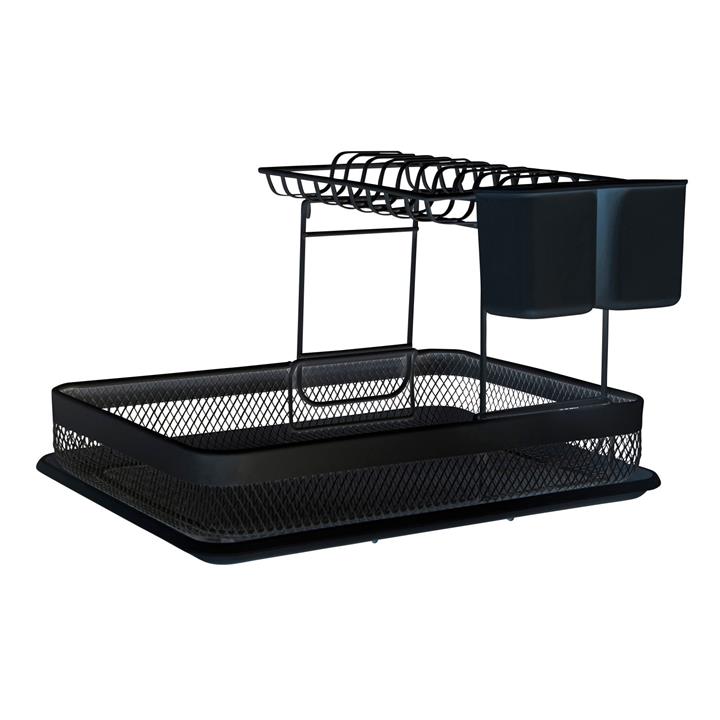 Ebony Elevated Dish Rack Set in Black by Salt & Pepper by Salt & Pepper