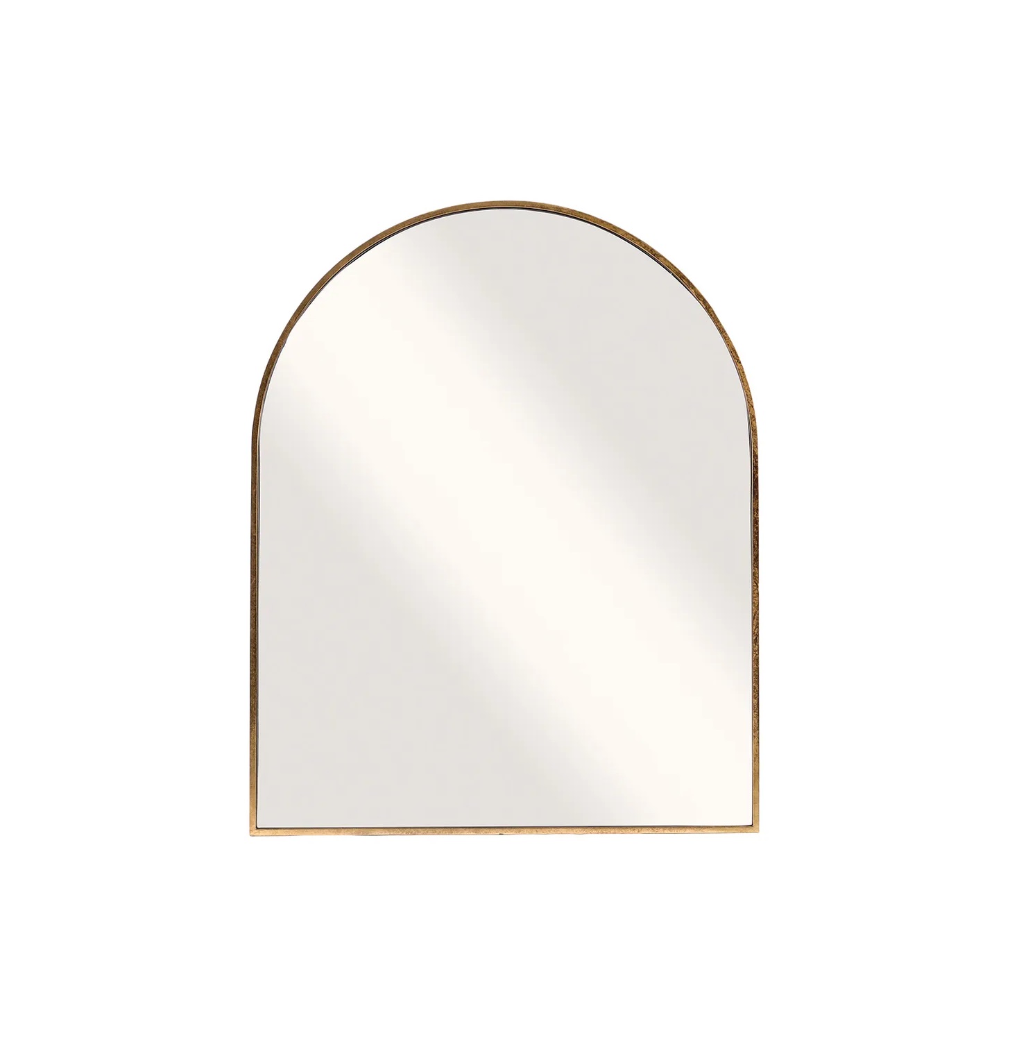 Archie Gold Arch Wall Mirror 100cm x 80cm by Luxe Mirrors Style