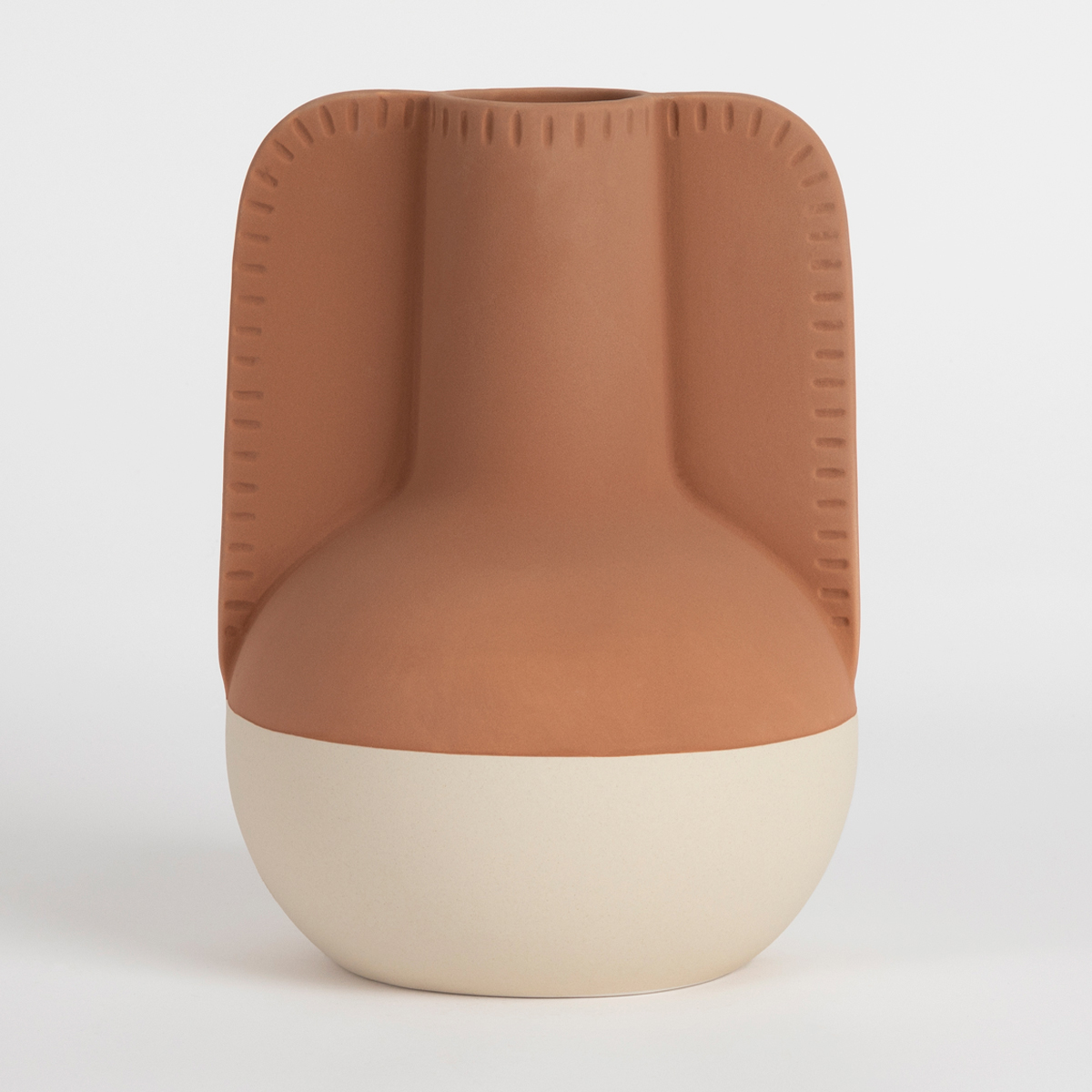 Muse Rhett Decorative Vase Tan Large Vase / Bottle / Jar by Muse