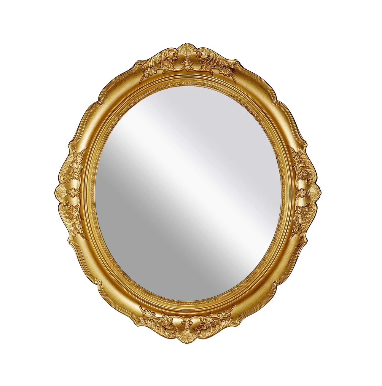 Vintage Antique Gold Wall Mirror 38cm x 33cm by Luxe Mirrors Style