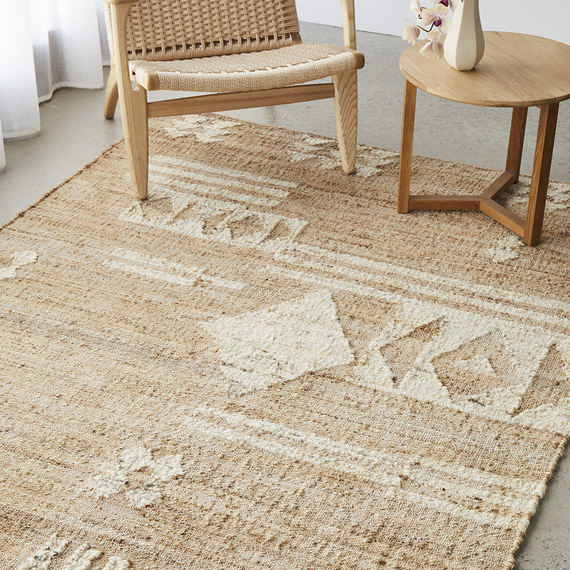 SAHARA ABEL Floor Rug Natural by Freedom by Freedom Style Sourcebook