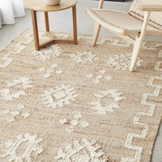 SAHARA CARLA Floor Rug Natural by Freedom by Freedom Style Sourcebook