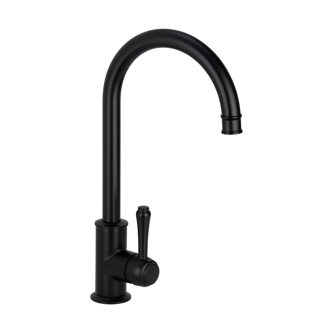 Kingsley Kitchen Mixer Matte Black by ABI Interiors Pty Ltd Style