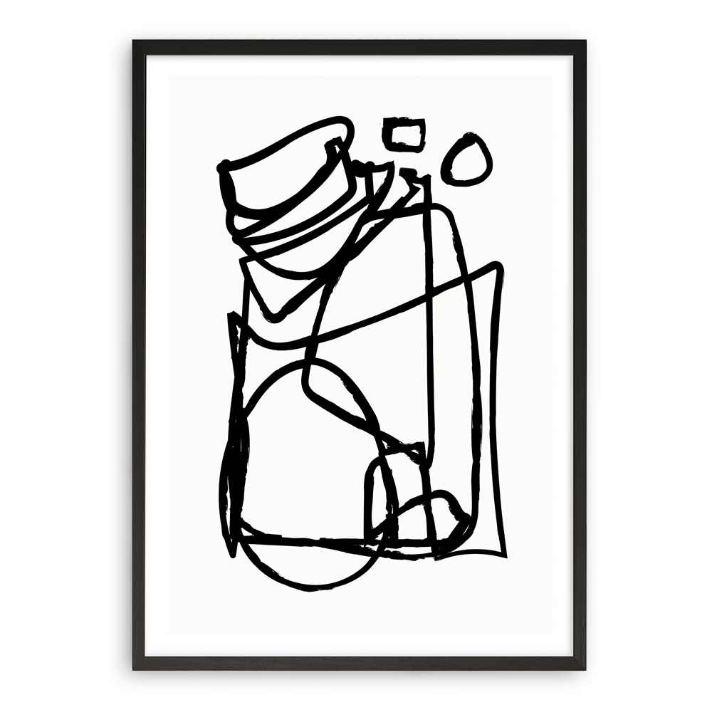 Abstract Line Art Print by The Print Emporium Style Sourcebook