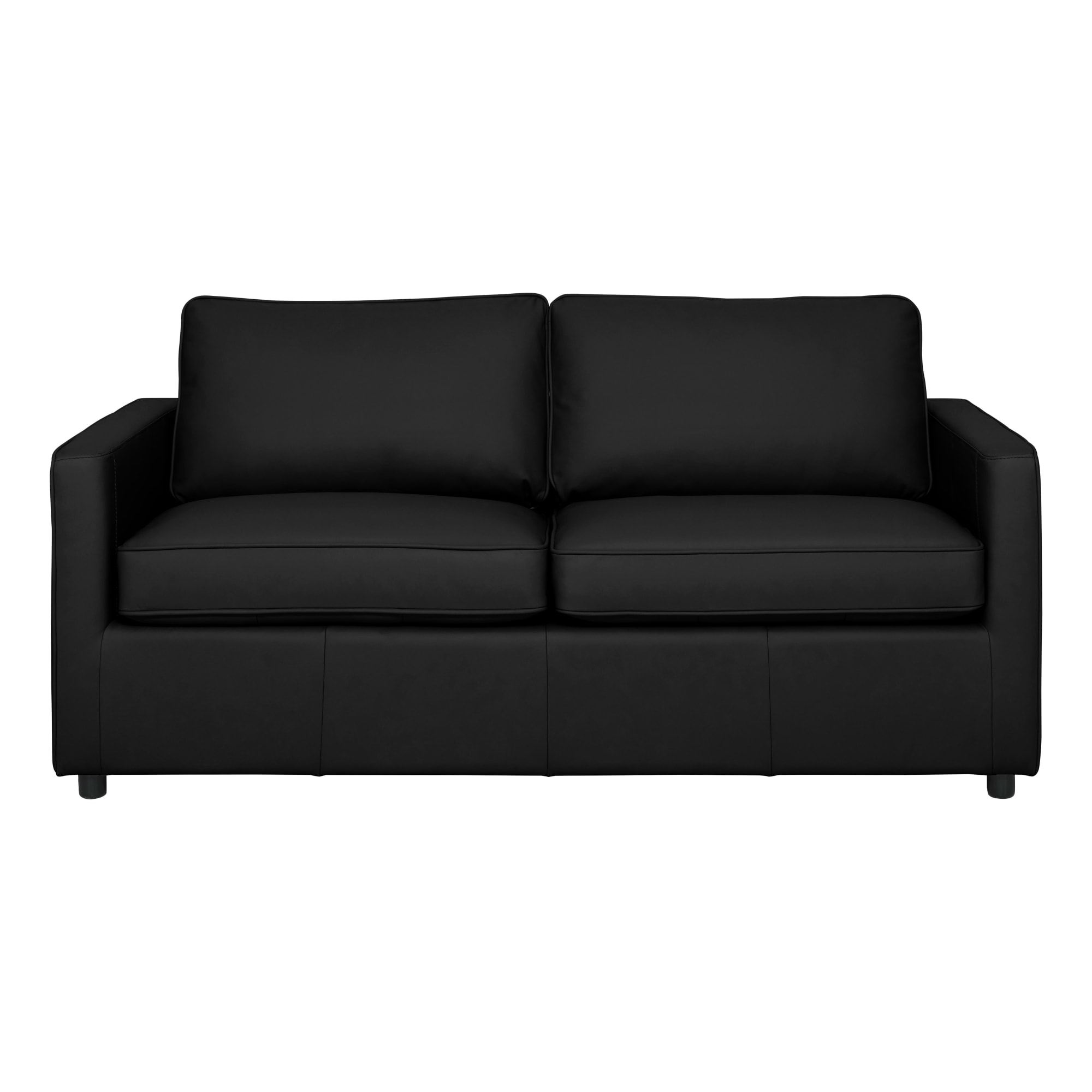 Ronin Sofabed in Leather Black by OzDesignFurniture Style Sourcebook