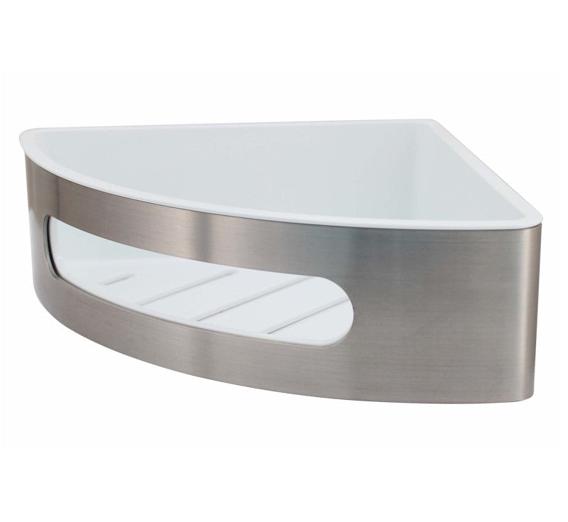 Premium Corner Shower Basket Stainless Steel by Modern National Style