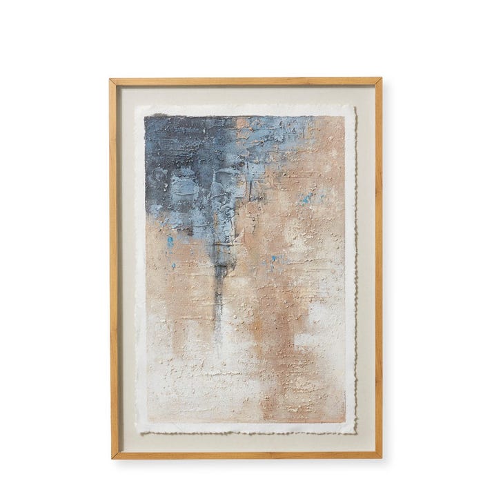 Monsoon Handpainted Rice Paper Wall Art 75 x 3 x 105cm by Elme Living