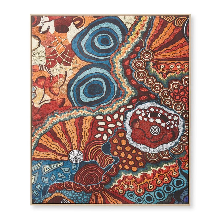 Under The Sea Canvas Wall Art 100 x 4 x 120cm by Elme Living Style