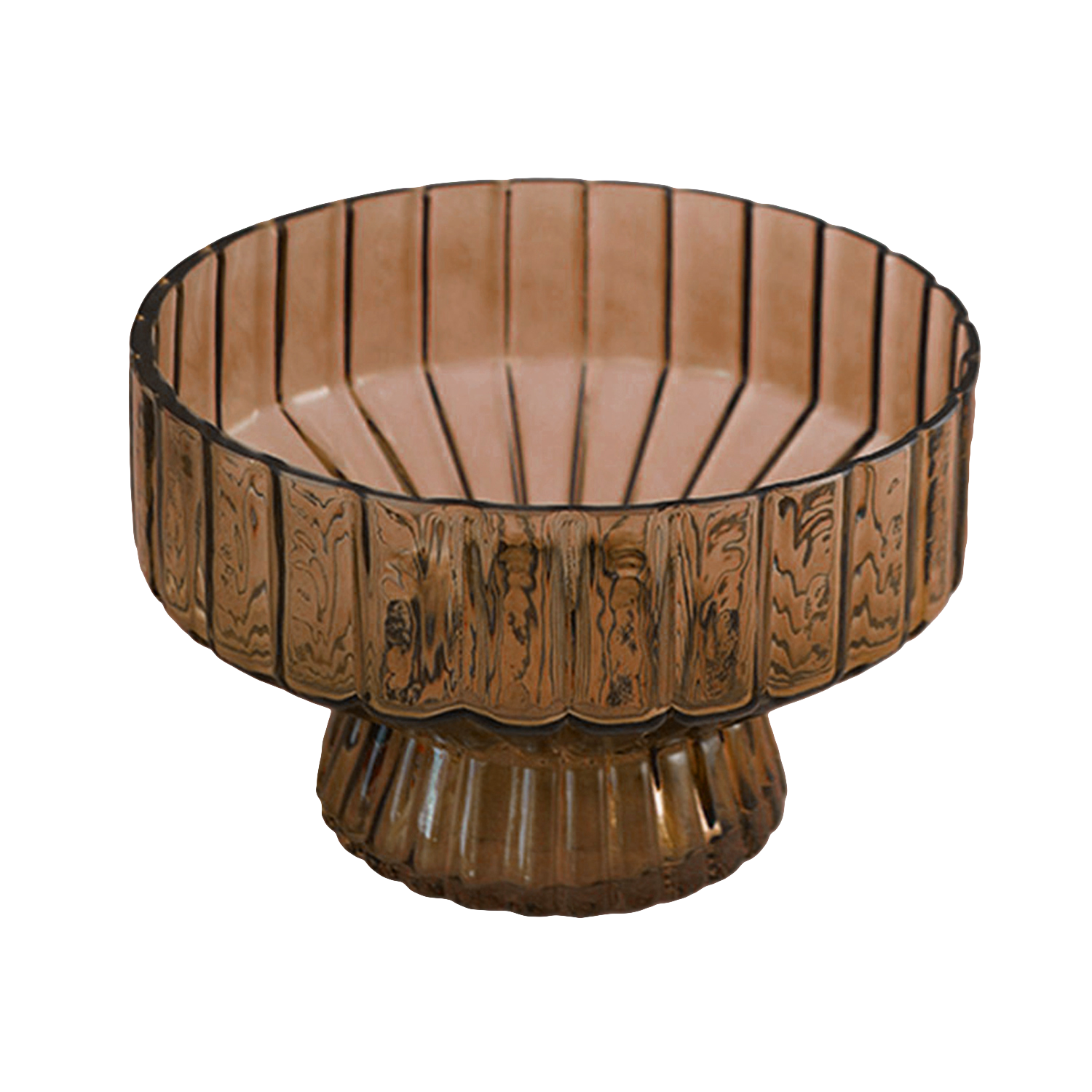 Ombre Brown Glass Vessel by Urban Road Style Sourcebook