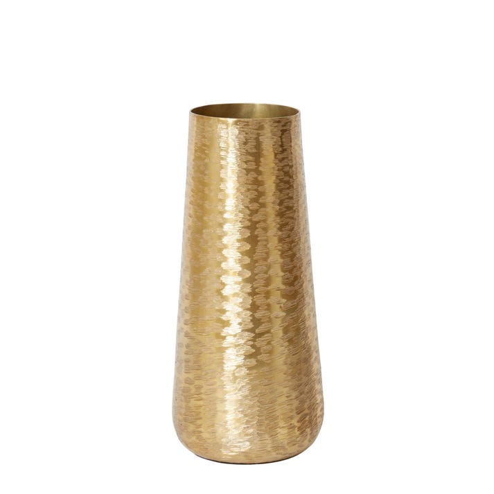 Soyala Vase Gold 34cm by James Lane Style Sourcebook