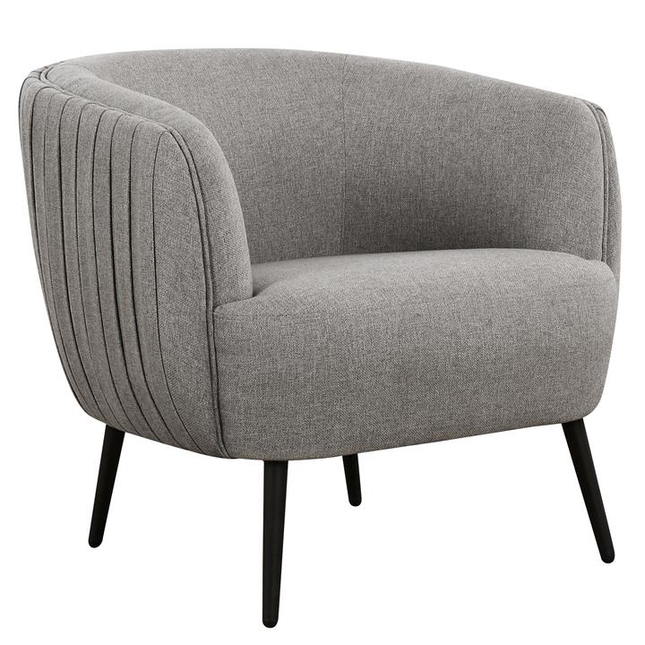 Mamre Fabric Tub Chair, Grey by Elliot Lounge Style Sourcebook