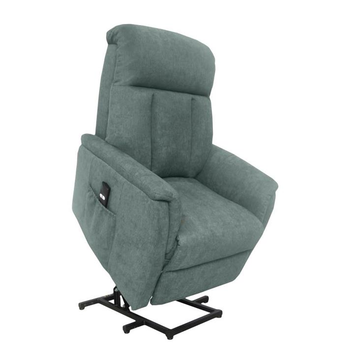 Lytle Fabric Electric Recliner Lift Chair, Lagoon by Elevate Furniture