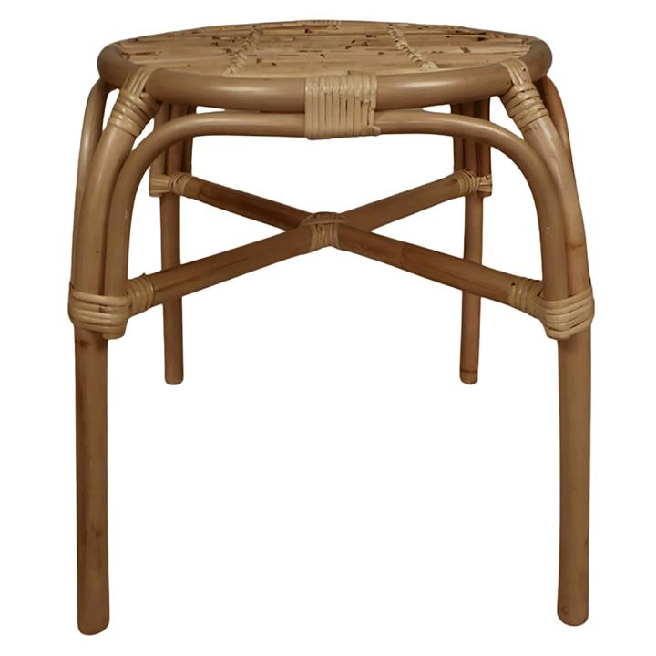 Norfolk Rattan Dining Stool / Side Table, Honey by Brighton Home