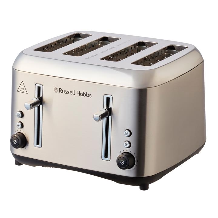 Russell Hobbs Addison 4 Slice Toaster Brushed Stainless Steel