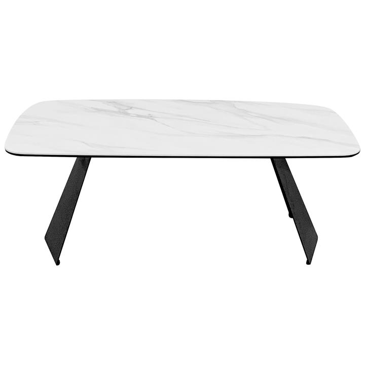 Frisco Ceramic Glass Top Coffee Table, 120cm by Jays Furniture Style