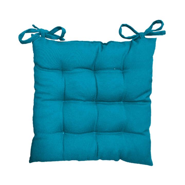 Silica Fabric Outdoor Chair Pad, Ocean Blue by j.elliot HOME Style