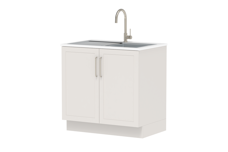 Laundry AllInOne Sink with Clovelly Universal Sink Set by ADP